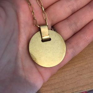Madewell medallion Necklace